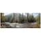 Designart - Mountain River Panorama - Landscape Canvas Art Print